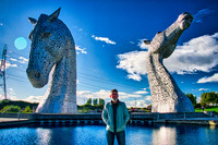 At the Kelpies