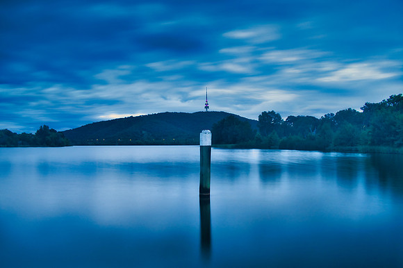 Tower Pole Reflection