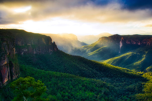 Govetts Sunrise Print