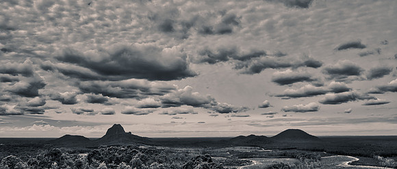 Monochrome Glasshouse Vista