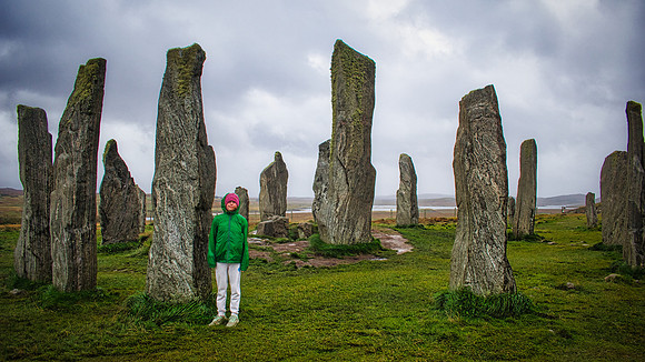 Eleanor at Callanish