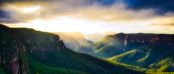Grose Valley Sunrise Wide