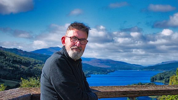 Mark at the Queen's View