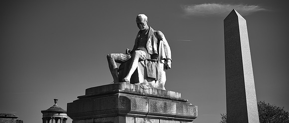 Glasgow Necropolis Monochrome 04