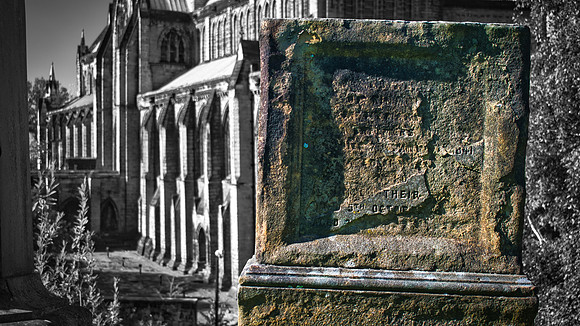 Glasgow Necropolis Monochrome 08