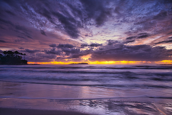 Denhams Beach Sunrise 11B